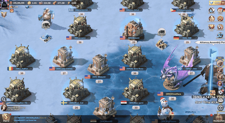 Fast travel reinforcement demonstration inside alliance territory.